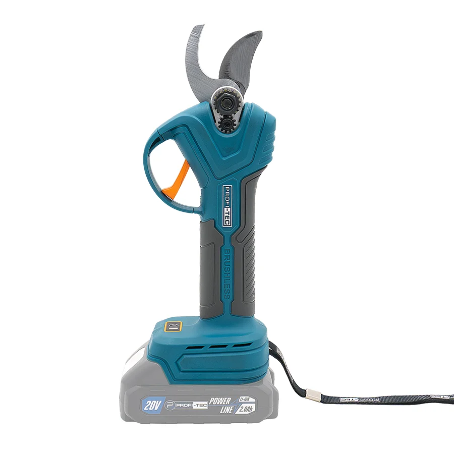 Секатор акумуляторний PROFI-TEC PES25 UltraCore 20V/Ф=25мм 1 АКБ та ЗП/коробка 007644