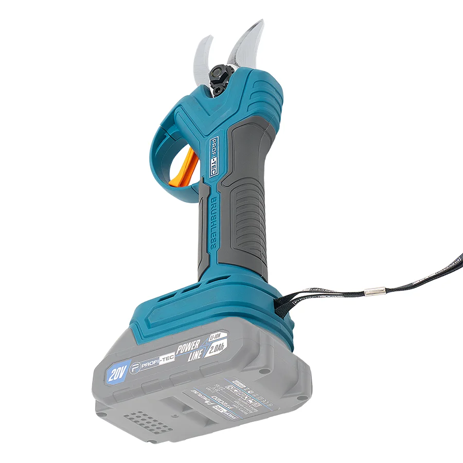 Секатор акумуляторний PROFI-TEC PES25 UltraCore 20V/Ф=25мм 1 АКБ та ЗП/коробка 007644