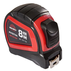 Рулетка 25 мм*8 м  АВТОСТОП Vitals Master 181730