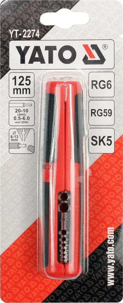 Знімач ізоляції YATO L=125 мм(YT-2274)