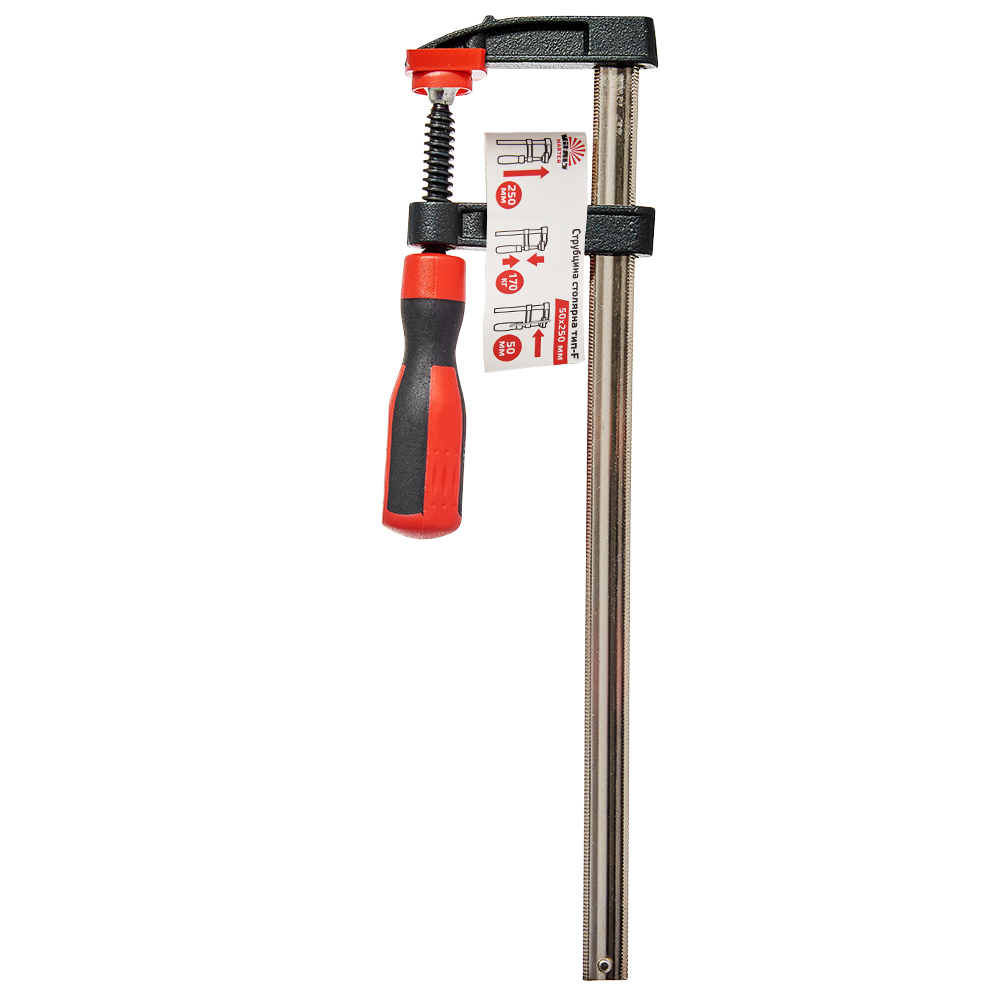 Струбцина столярна тип-F 50*250 мм Vitals Master 178575