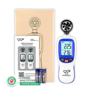 Анемометр 0,3-30м/с, -10-45°C  WINTACT WT82