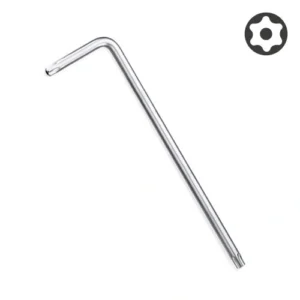 Ключ TORX Г-подібний T-30 супердовгий з отвором TOPTUL AIBE3017