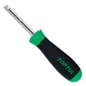 Вороток-викрутка 1/4″ 135мм (гумова ручка) TOPTUL CAIP0814