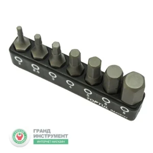 Набір біт (Hex: 2, 2.5, 3, 4, 5, 6, 8mm) TOPTUL GAAV0701