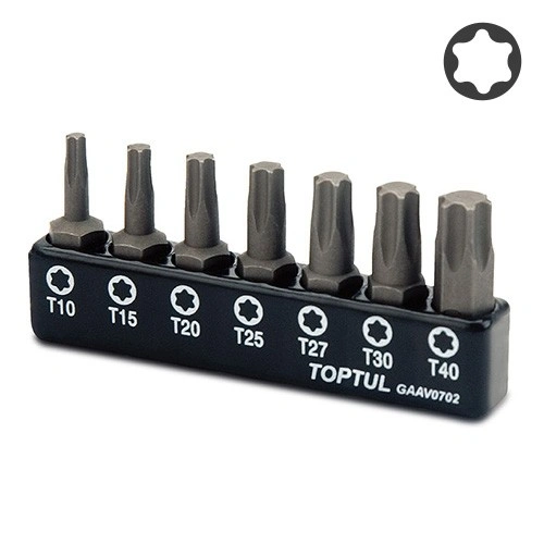 Набір біт (Torx: T10-T40) TOPTUL GAAV0702