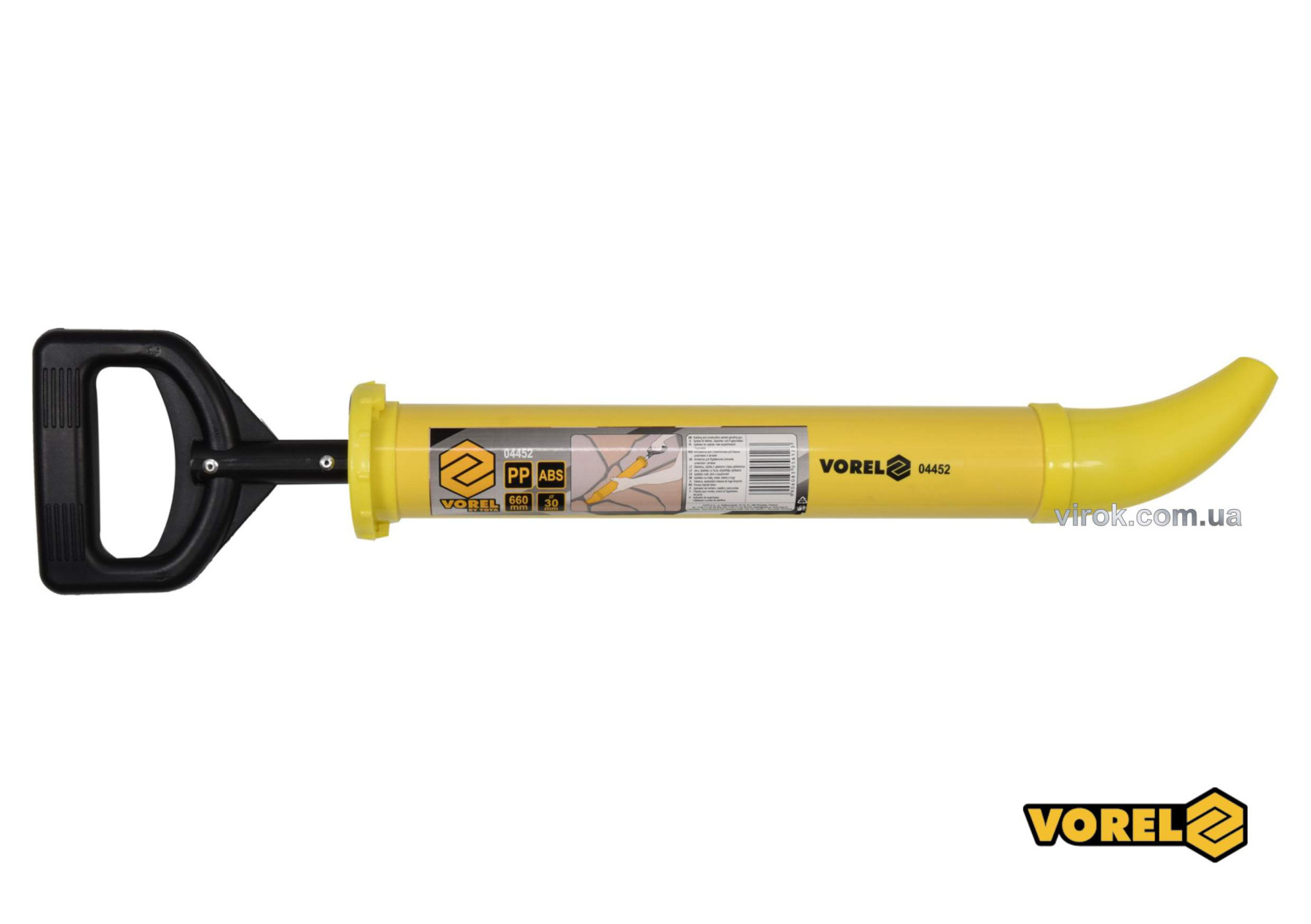 Шприц для нанесення буд.сумішюVOREL,600мм,04452