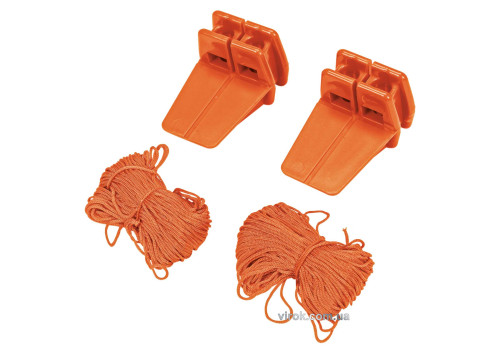 Тримачі кутові малярні VOREL з трасирувальн.шнуром L=18м,2шт.(17430)