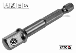 ТРИМАЧІ-АДАПТЕРИ торцевих головок HEX  YATO YT-04626 14″,38″