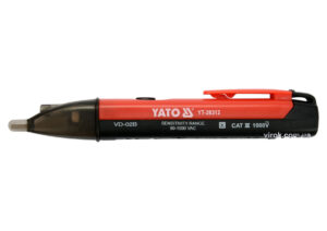 Викрутка індикатор цифрова 90-1000V плоський шліц SL 4.5mm YATO YT-28312