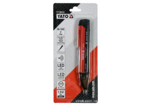 Викрутка індикатор цифрова 90-1000V плоський шліц SL 4.5mm YATO YT-28312