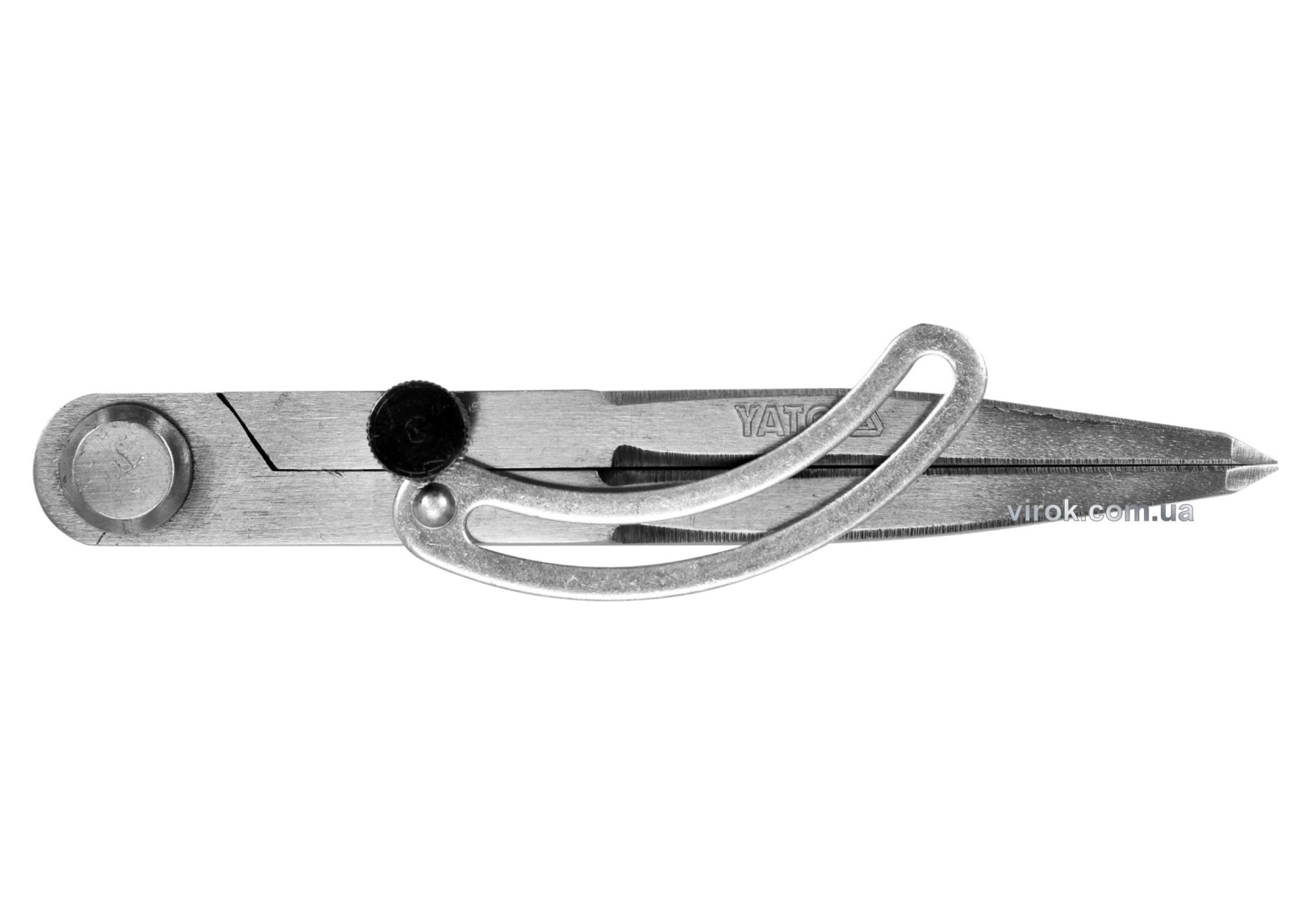 Циркуль розміточний L=150 мм з фіксатором YT-72100