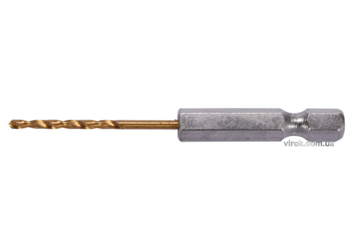Свердло по металу титанове Ф=2мм І=72мм 6гран HEX14″ YATO YT-44751