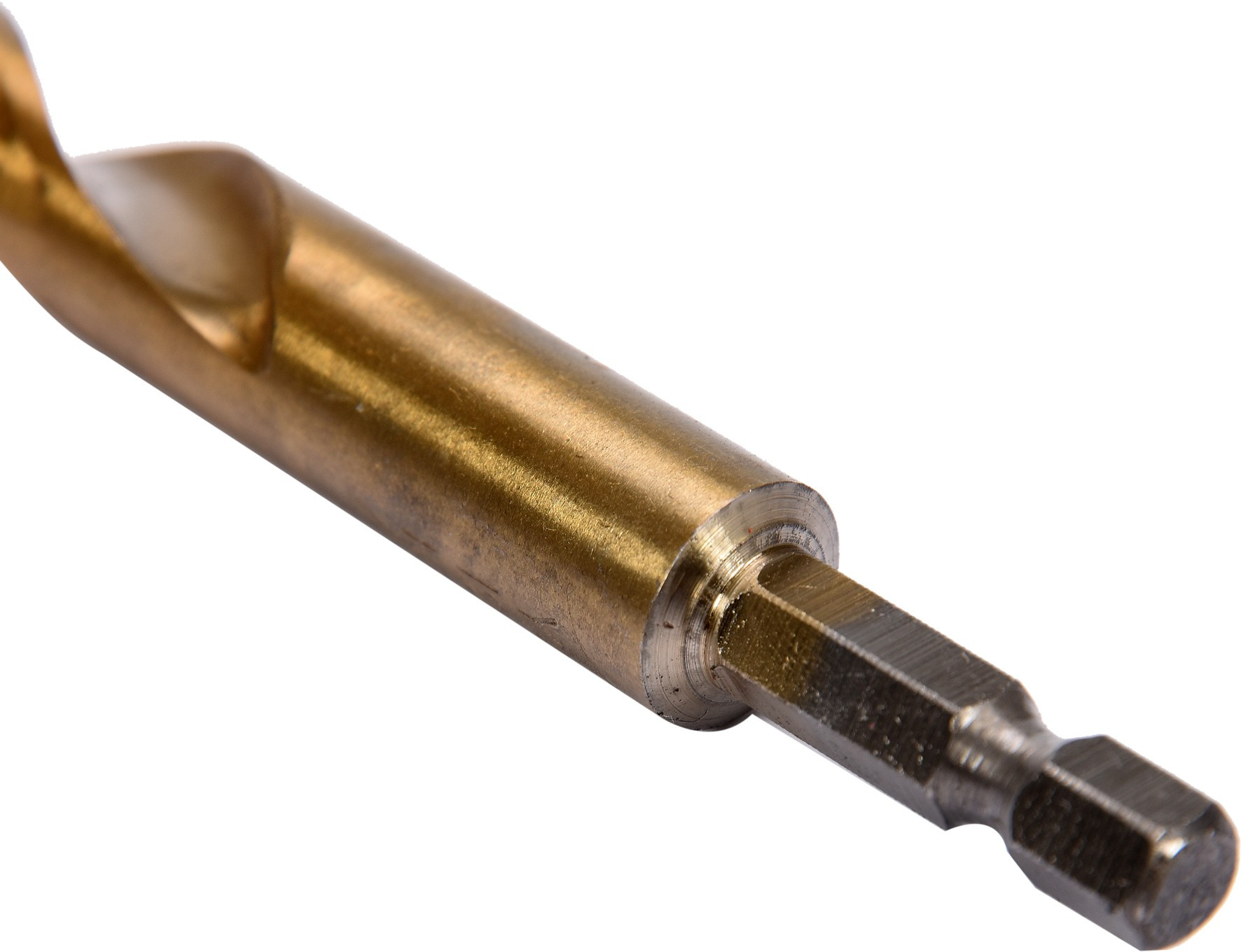 Свердло по металу титанове Ф=10мм І=133мм 6гран HEX14″ YATO YT-44772