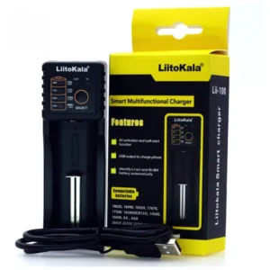 Зарядний пристрій LiitoKala Lii-100 універсвльне USB 14500/16340/18650/26650